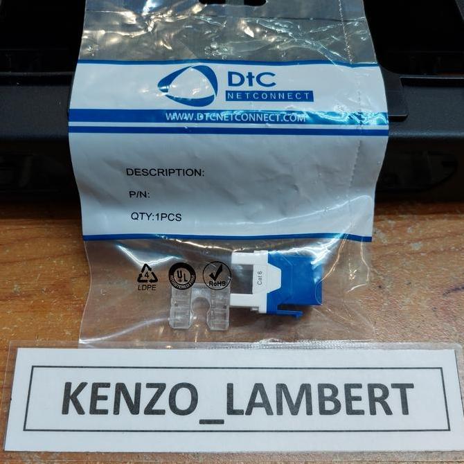 modular jack DTC cat 6