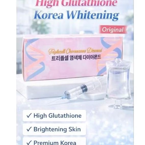 NEW Triplecell Chromosome Diamond Korea | Glutathione Whitening Infus High Dose | Brightening Skin P