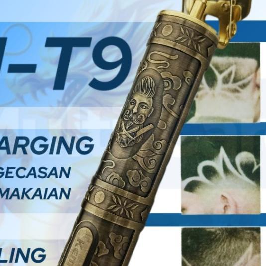 Kemei Km T9 Vintage Alat Cukur Rambut Hair Clipper Trimmer