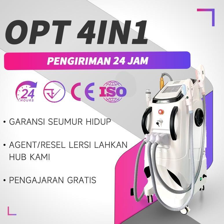 NEW 4in1 Laser Picosecond Salon kecantikan Multifungsi IPL Laser hair removal OPT SHR IPL + laser pi