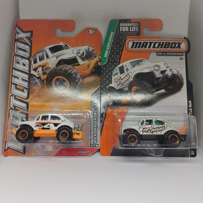 matchbox volkswagen beetle 4x4 putih