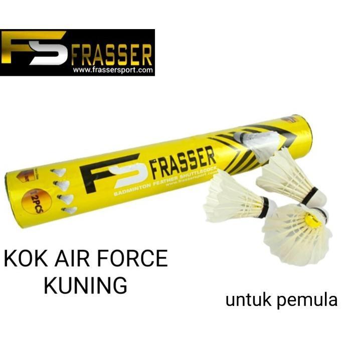 New Arrival Frasser Shuttlecock Badminton Kok Bulutangkis Frasser Air Force Gold