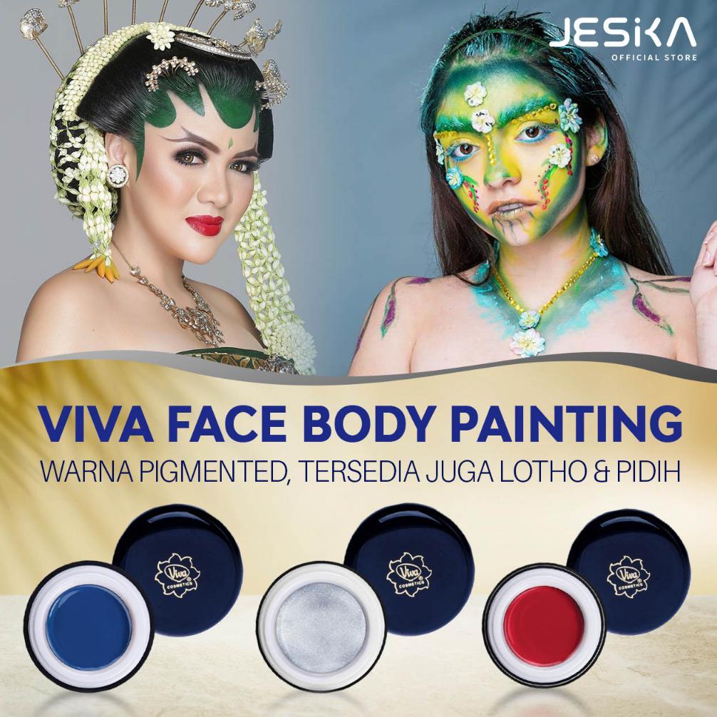 NEW Viva body painting pengantin manten jaran kepang lotho hijau anti luntur body art waterbased fac
