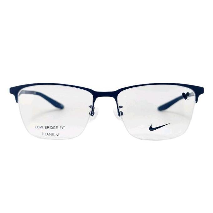 New  Frame Kacamata Nike Original 6088Lb 411 54-16-145 Titanium Matte Navy