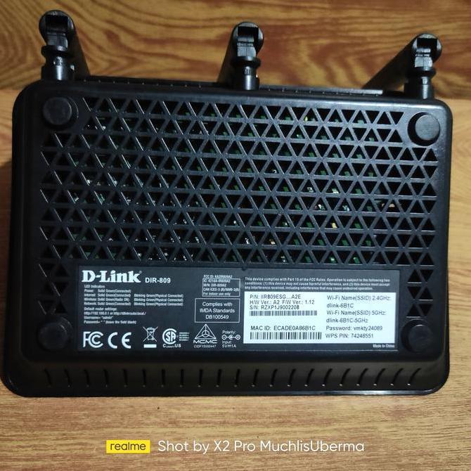 Ready  D-Link DIR-809 AC750 Dual Band Router Wireless DLink PPPoE WAN