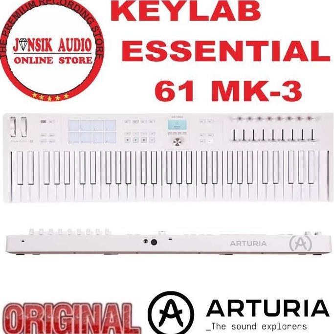 Arturia KeyLab Essential 61 mk3 61-key Keyboard Controller Arturia