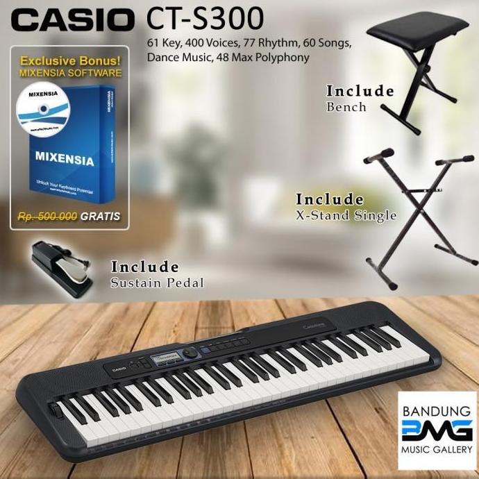 Casio CT S300 Keyboard With XStand / CTS300 / CTS 300