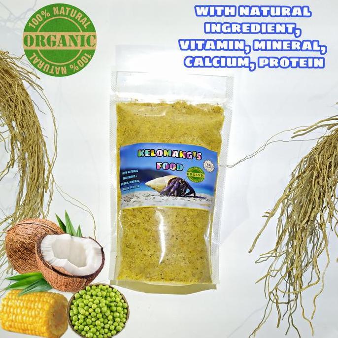 Ready 200 GR KELOMANG'S FOOD makanan kelomang darat keong kumang umang umang