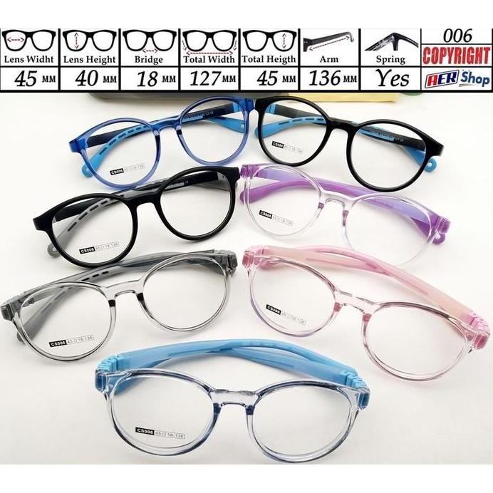 New  frame kacamata anak anak ringan kacamata minus kids premium quality kacamata anak anak wanita d
