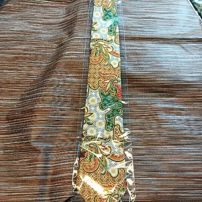 Dasi batik bahan sutra gift souvernir cowok