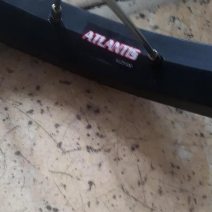 velg rims wheelset 16 inch alloy hitam 20H sepeda anak bmx mini lipat