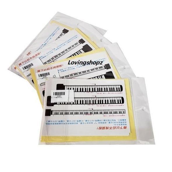 Ready  Sticker Piano Keyboard untuk 54 tuts, 61 tuts, 88 tuts