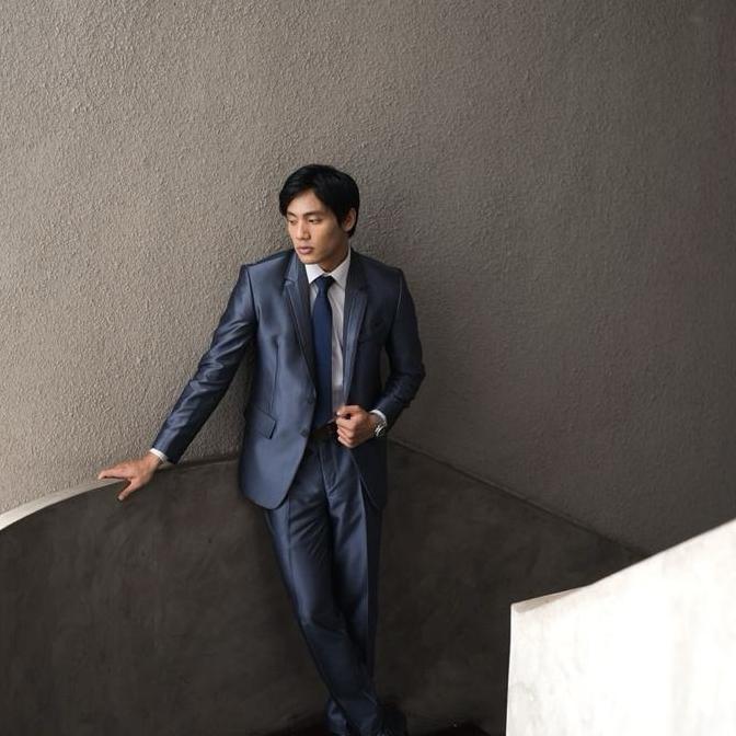 Atasan Jas Pengantin Pria Semi Wool Glossy Jas Wedding Jas Nikah (Only Jas) - YUNG