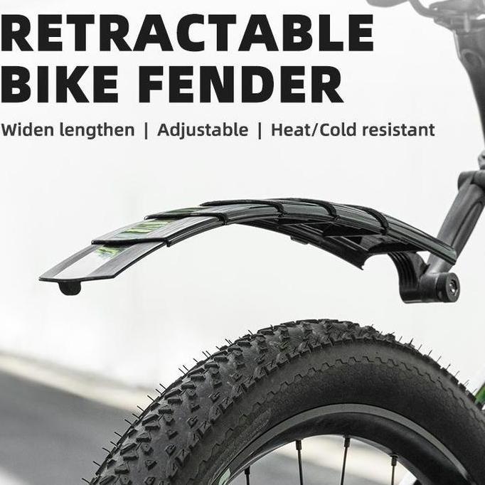 Rockbros Fk810 Spakbor Sepeda Mtb Depan Belakang Retractable Bicycle Fender Mudguards Terlaris,Termu