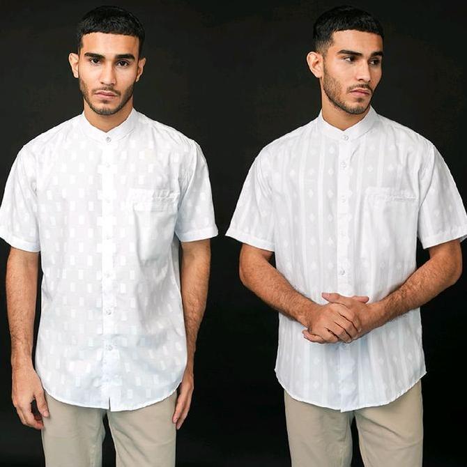 Casella Baju Koko Pria Lengan Pendek | Koko Couple Ayah-Anak Nizar Edition