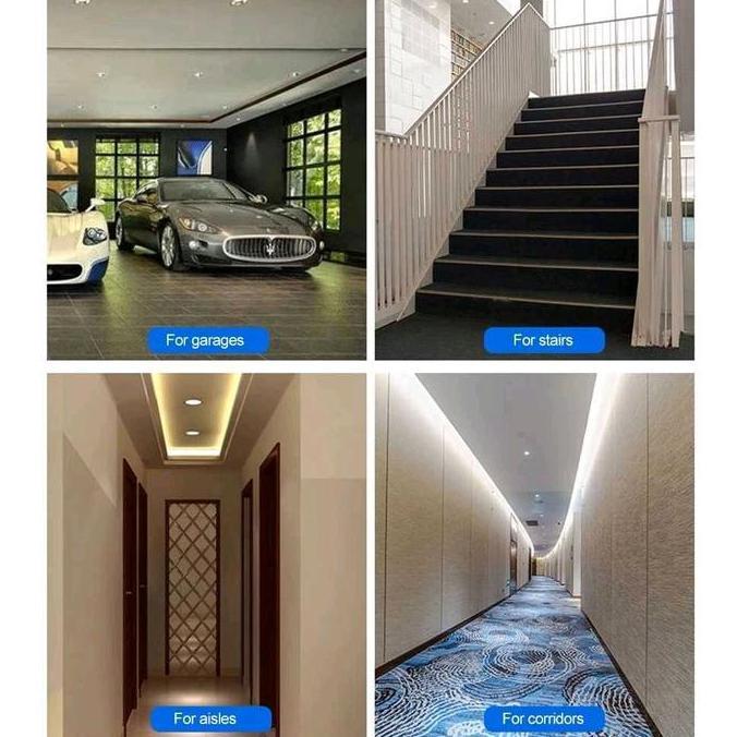 SIAP KIRIM Lampu Sensor Gerak Manusia  Sorot LED Plafon Downlight Saklar Sensor PIR Cool White 6000K