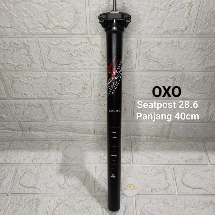 Ready Seatpost Saddle 28.6 OXO Alloy Tiang Cagak Sadel Sepeda MTB Roadbike Seli Lipat Folding Bike D