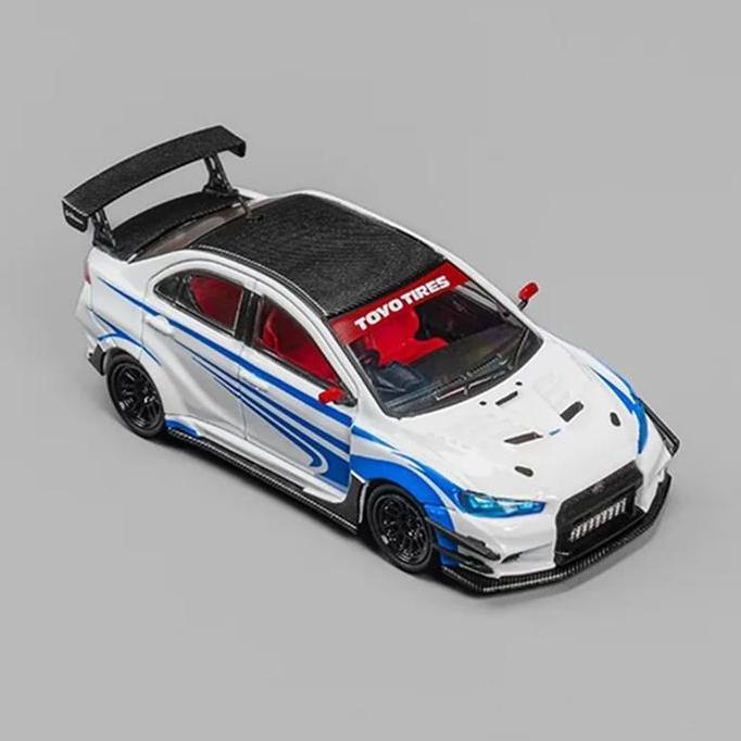 New  CM Model Misubishi Lancer EvoX Varis White CM64-EVOX-09