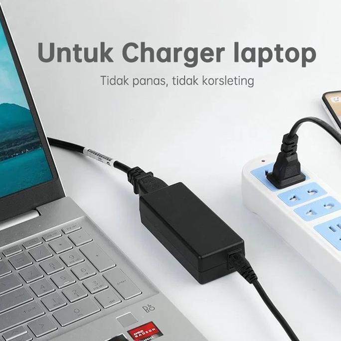 Universal Kabel Adapter Power USB Charger 2 Hole Angka 8 Untuk Printer Epson HP Canon Clipper Hair A