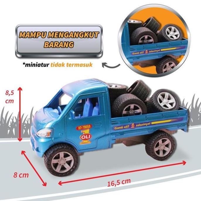 New  mainan Mobil pickup grandmax pikup pick up Happy Truck