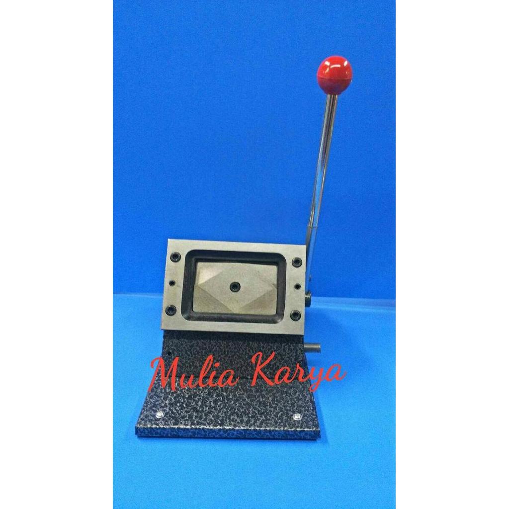 New Plong ID Card pemotong Pvc instant Mesin plong id card