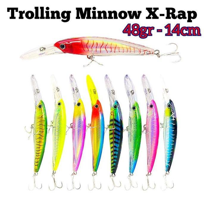 UMPAN MINNOW TROLLING 48GR - 14CM XRAP UMPAN TROLLING TENGGIRI | GT | MARLIN [UMHP20]