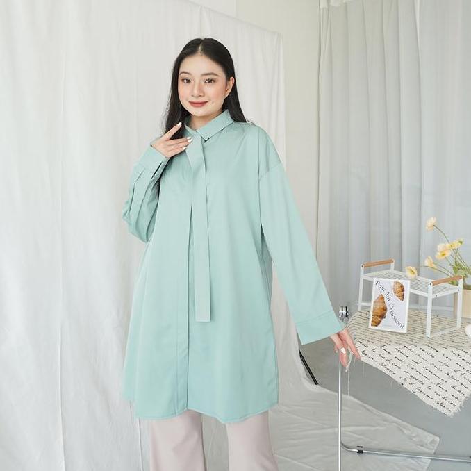Orla Midi Dress/Tunik B5010127 by Sonia Basic Tunik Premium Wanita / Tunik Midi Polos Wanita