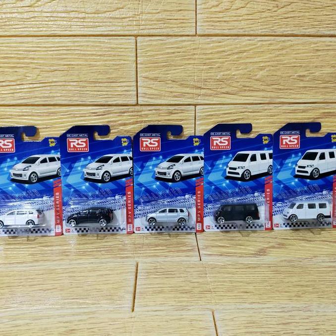 New  Die cast metal mobil MPV series diecast mobil basic colour RKC Avanza zenia grandmax blindvan m