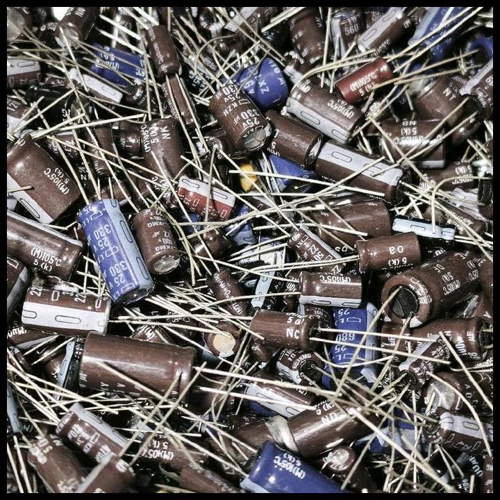 GRATIS ONGKIR ELKO CAPASITOR ELCO KAPASITOR ORIGINAL KILOAN VALUE RANDOM ORIGINAL 