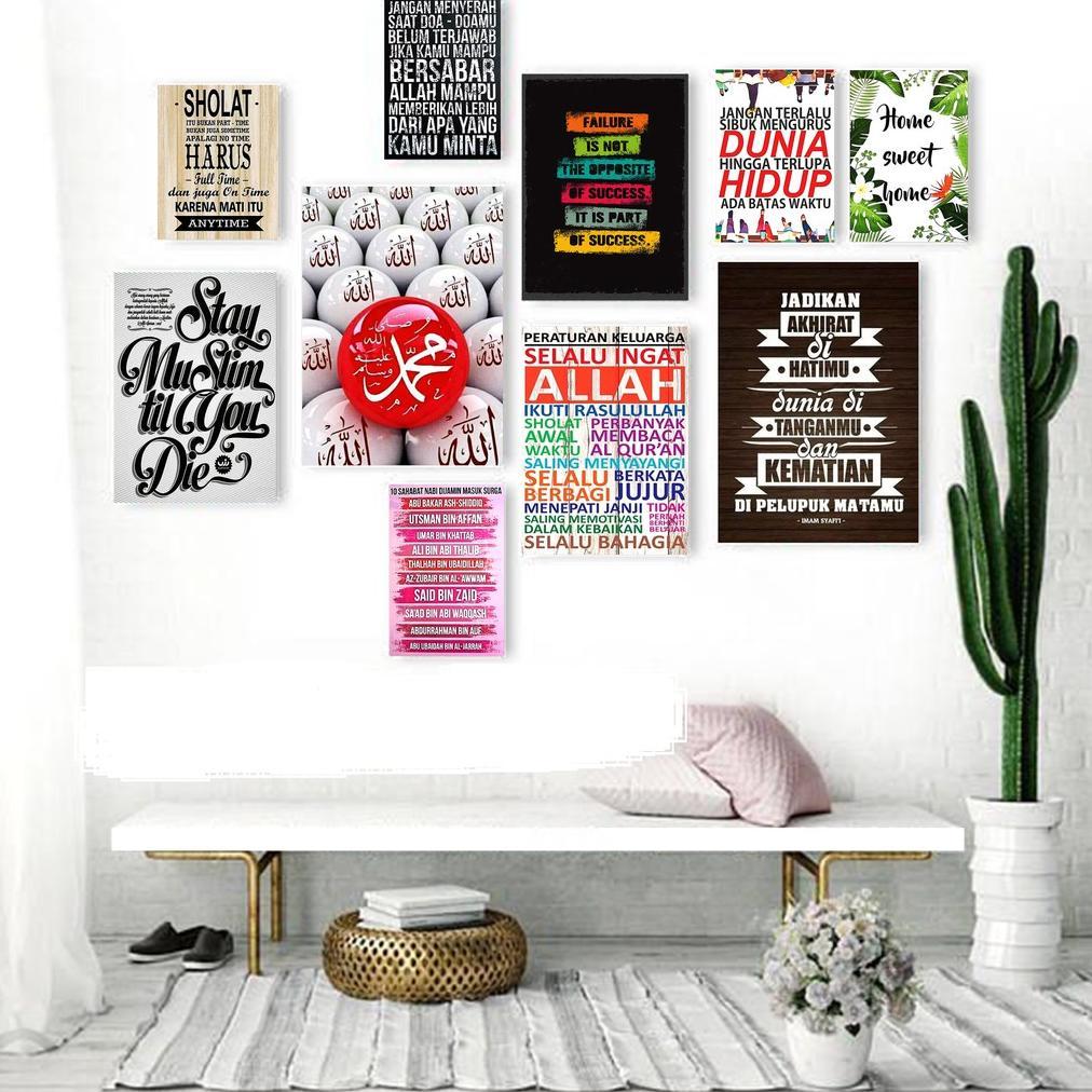 Bergaransi Hiasan Dinding Ruang Tamu 1 Set Home 15X30 Cm Dekorasi Dinding Kamar, Pajangan Dinding Ru