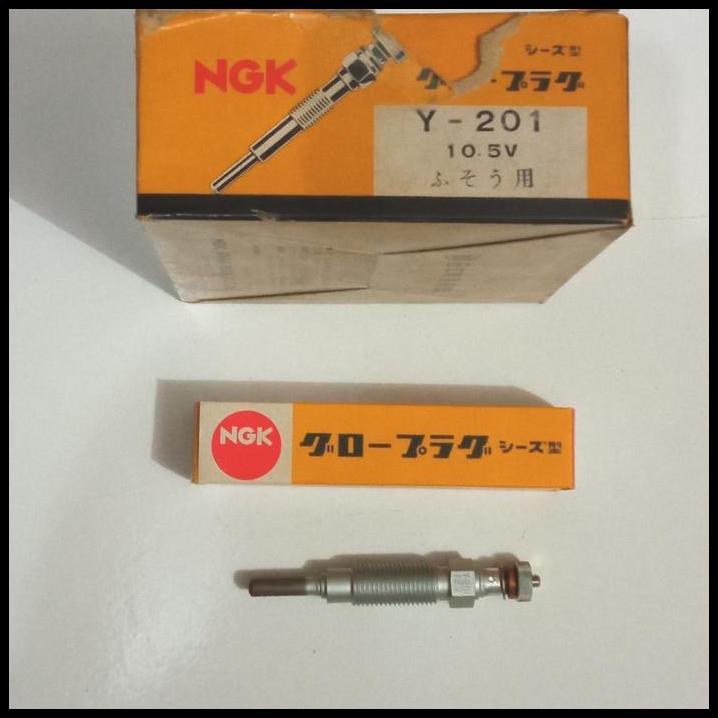 HOT DEAL BUSI PEMANAS / GLOW PLUG MITSUBISHI FUSO CANTER 4DR1 4DR5 - NGK Y201 