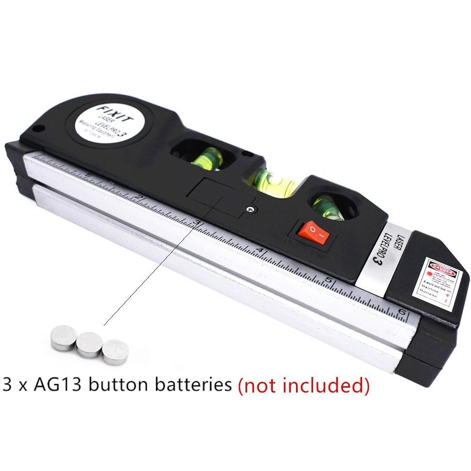 Tahan Lama  Fixit Level Penggaris Laser Waterpass Meteran Laser  Meteran Laser Alat Pengukur Kemirin
