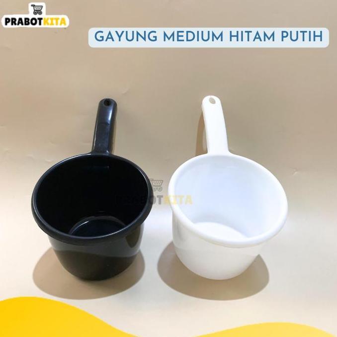 Gayung Hitam Putih / Gayung Aesthetic / Gayung Warna / Gayung Estetik / Gayung Putih Plastik / Gayun