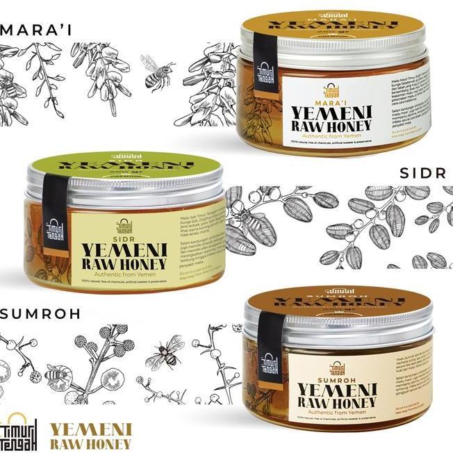 Timur Tengah Madu Yaman Murni Marai Sumroh S Gr Raw Honey Yemeni Pure