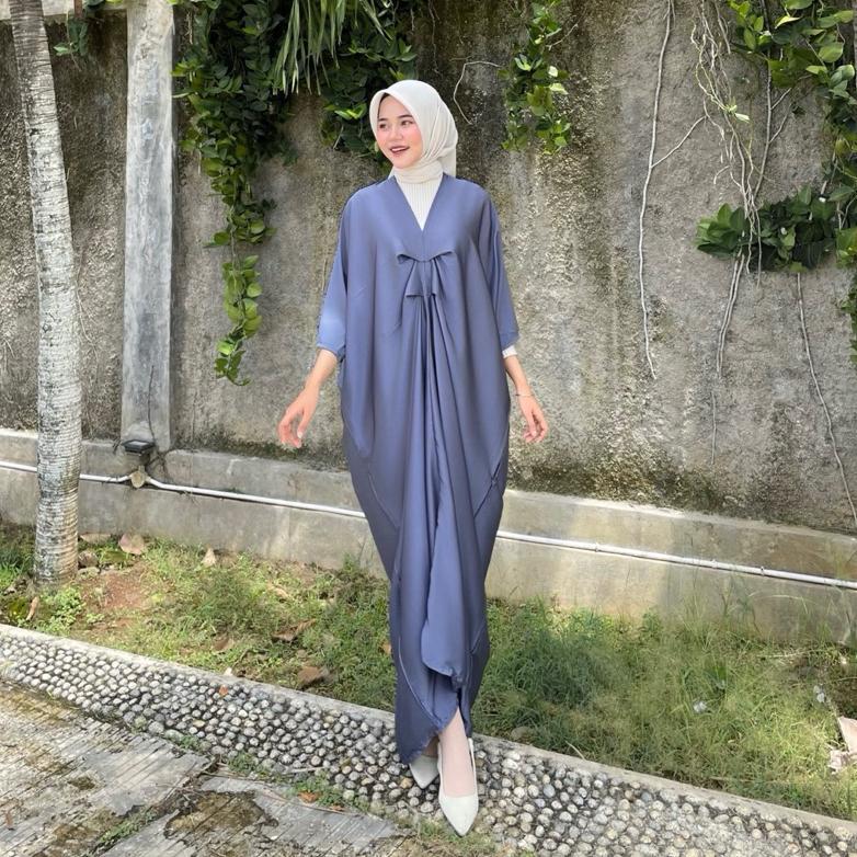 TERBARU [KAFTAN SATIN SILK] FREE BROSS / KAFTAN SILK / KAFTAN ELEGANT / KAFTAN SIMPLE