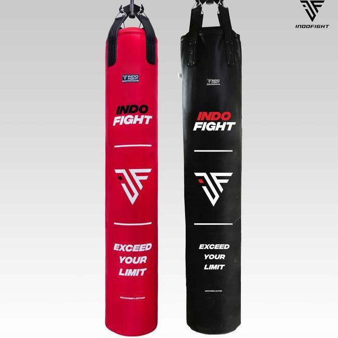 Samsak Tinju Gantung 180cm Indofight Sansak Muay Thai Punching Bag Taekwondo Sandsack Silat Sarung S
