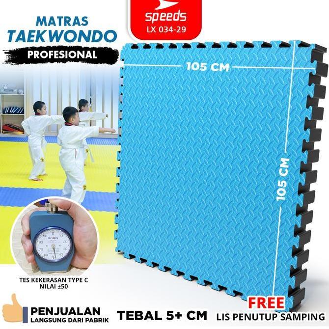 SPEEDS Matras Takewondo Tebal Karate Bela Diri Eva Puzzle Karate Mat 5cm Matras Evamat Bela 034-29