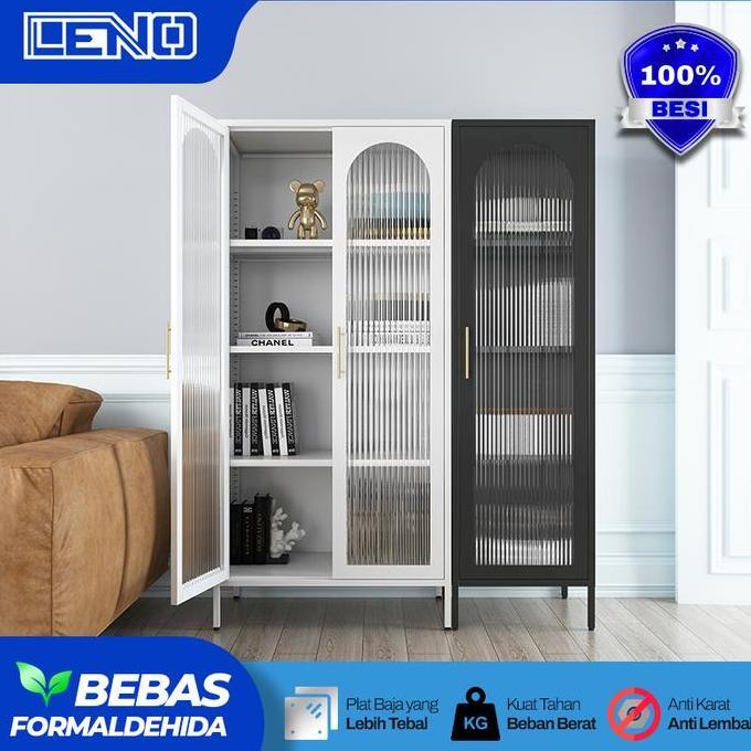 Lemari Hias Besi Serbaguna Lemari Ruang Tamu Besi Estetik - Lemari Rak Hias Rumah Serbaguna Lemari P