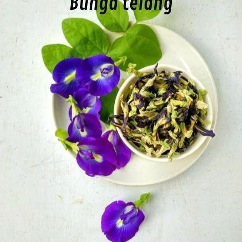 Ready Bunga Telang Bubuk 100Gr / Butterfly Pea Flower Powder /Bubuk Bunga Telang Berkualitas