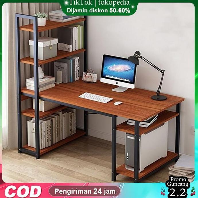 Ramadan Promo Super 50-60% Diskon BesarAk-Meja Belajar Minimalis 120X50Cm - Meja Komputer Sederhana 