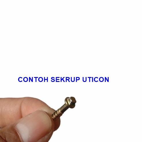 Premium Kunci U / Obeng Sekrup Uticon Kepala Kotak Kepala Ganda 2 In 1 Sangat Cocok Dan Kokoh