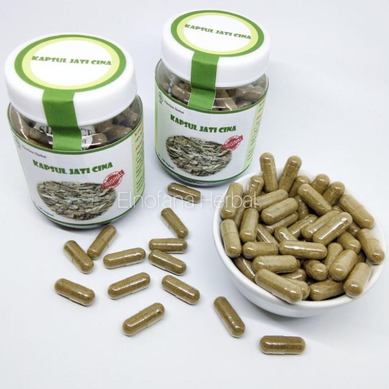 Kapsul Daun Jati Cina (Daun Jati Cina 100% Original) Isi 100