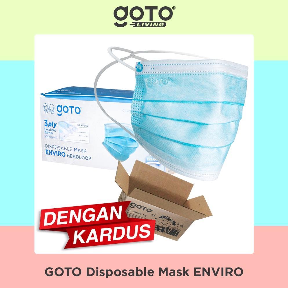 Goto Enviro Mask 3 Ply Facemask Masker 3Ply