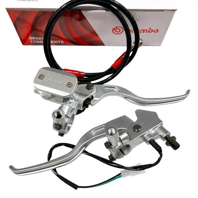 NEW MASTER REM BREMBO KOTAK 12MM PLUS HANDLE KIRI UNIVERSAL MIO BEAT VARIO RX KING VIXION TIGER DLL 