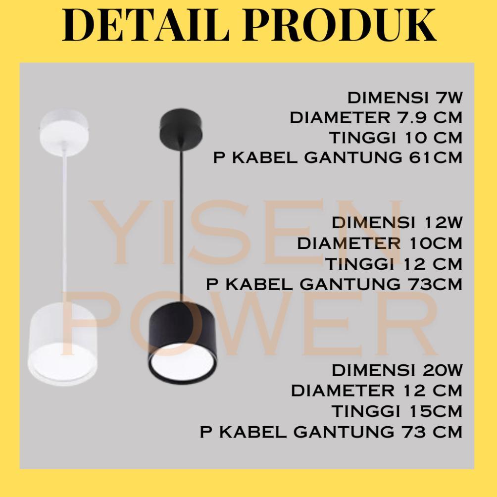 Premium Lampu Downlight Outbow Gantung Led 7W 12W 20W Modern Minimalis