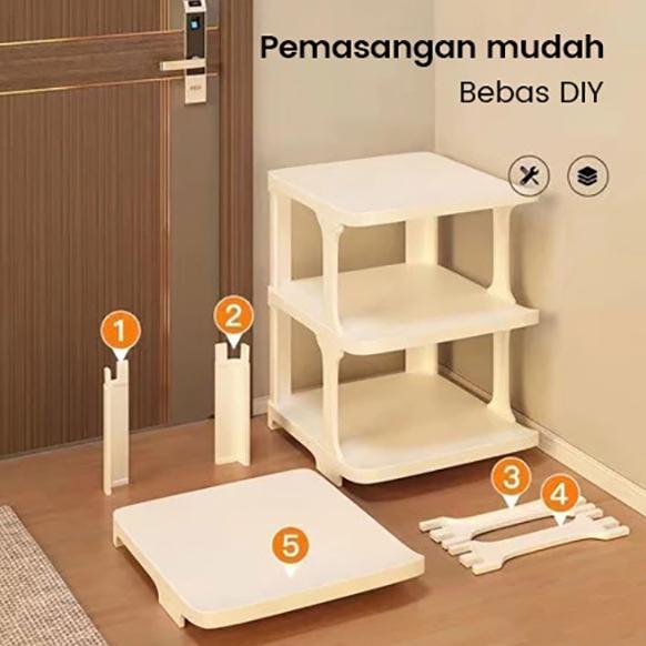 Discount Rak Sepatu Tempat Sandal  Rak Sandal Plastik Rak Plastik Serbaguna Multifungsi