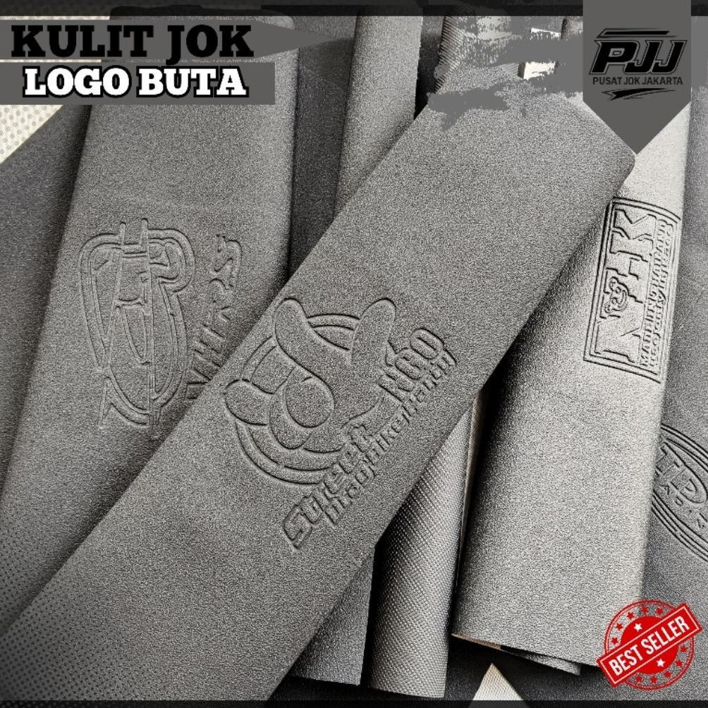 Terlaris Kulit Jok Motor Amplas/Kain Jok Motor Logo Buta /Kulit Jok Amplas