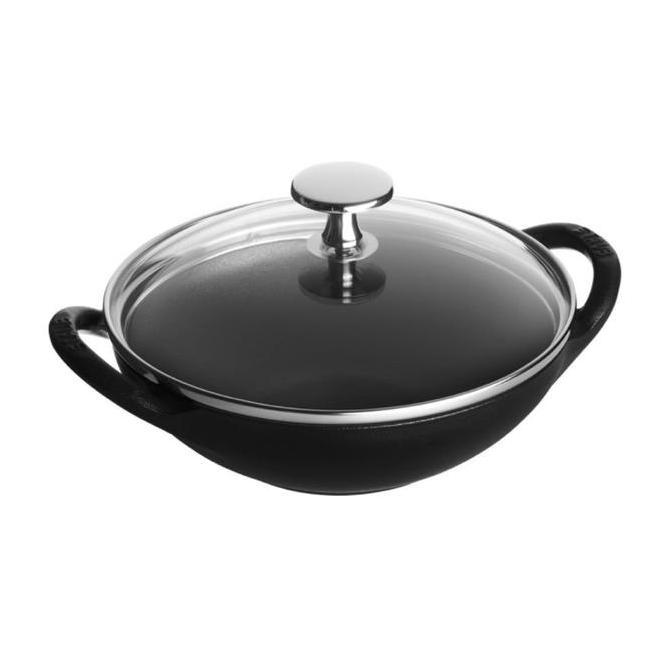 Staub Cast Iron Baby Wok, Wajan Mini