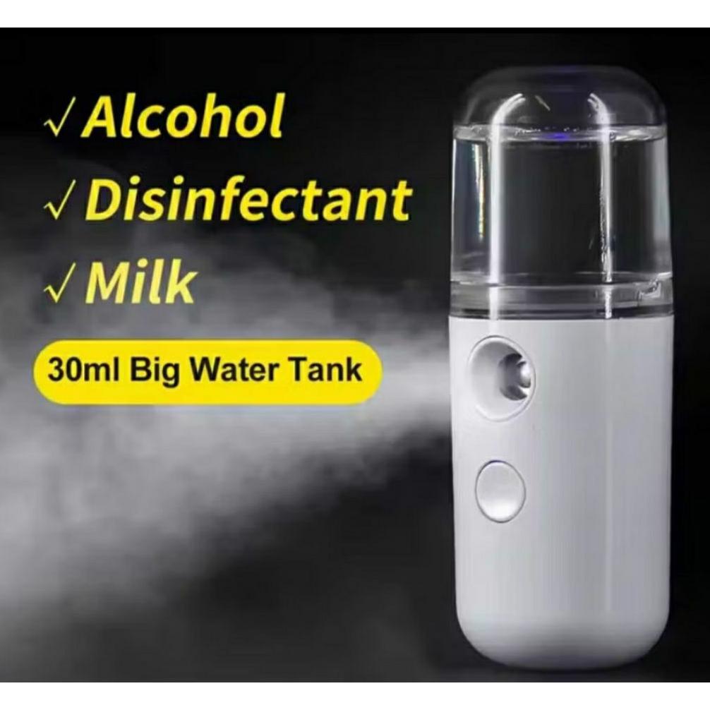 NEW DEALS Nano Spray Mini Portable 30ml USB Asli