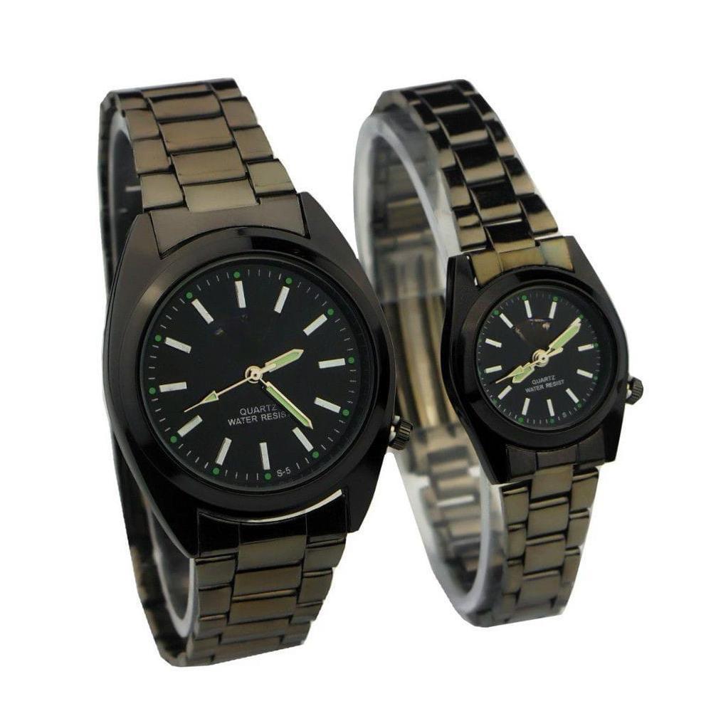 flash sale pa jam tangan couple murah 5 rantai premium grosir arloji sk002